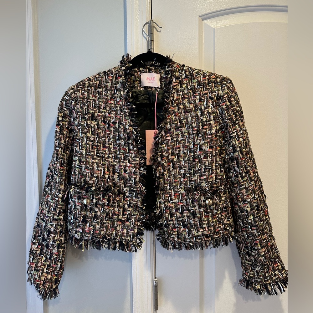 Women's Multicolor Tweed Blazer
THE DAPHNE JACKET